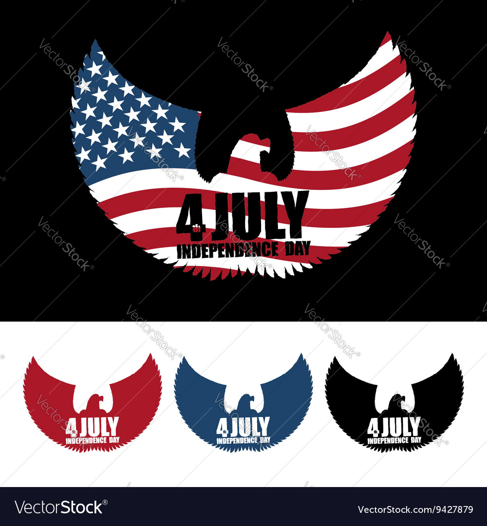 Independence day america symbol of ountrys eagle