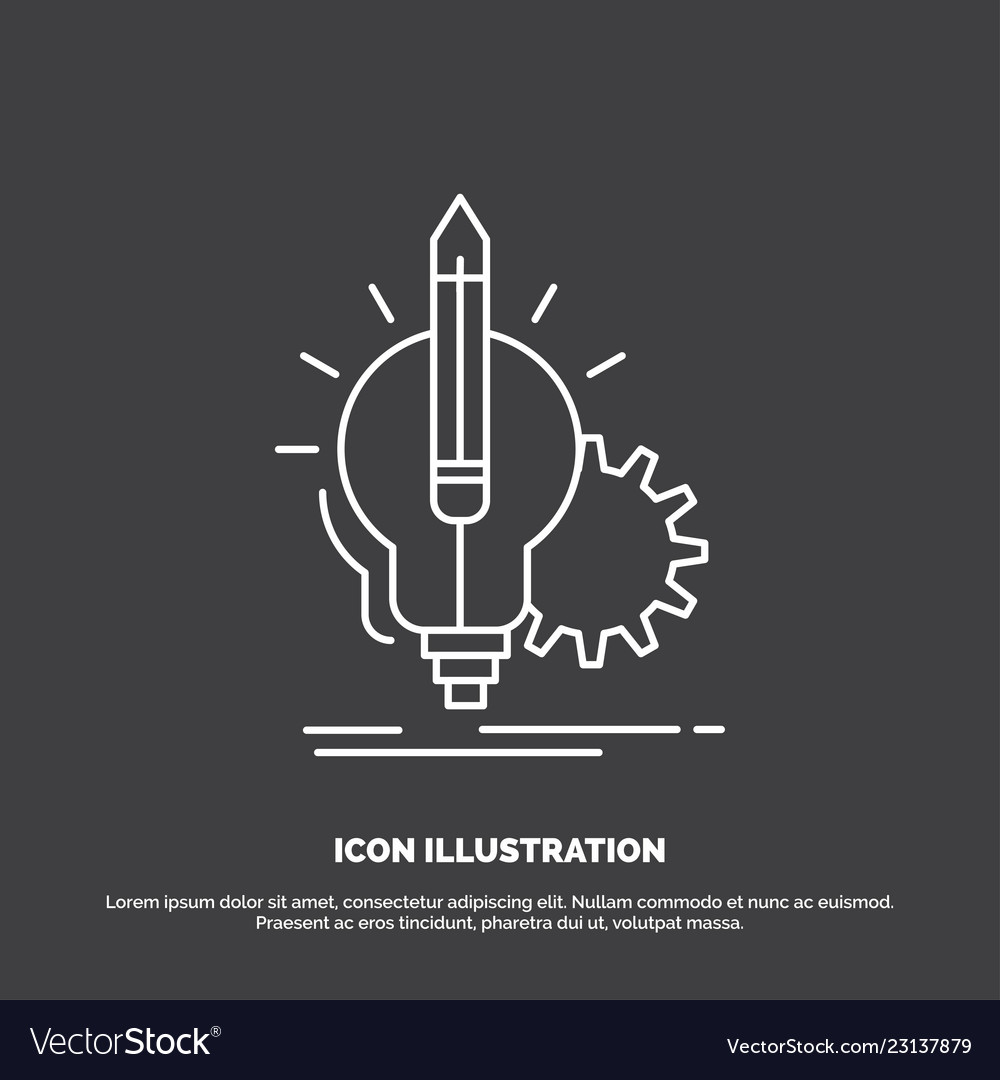 Lightbulb Idea Key Icon