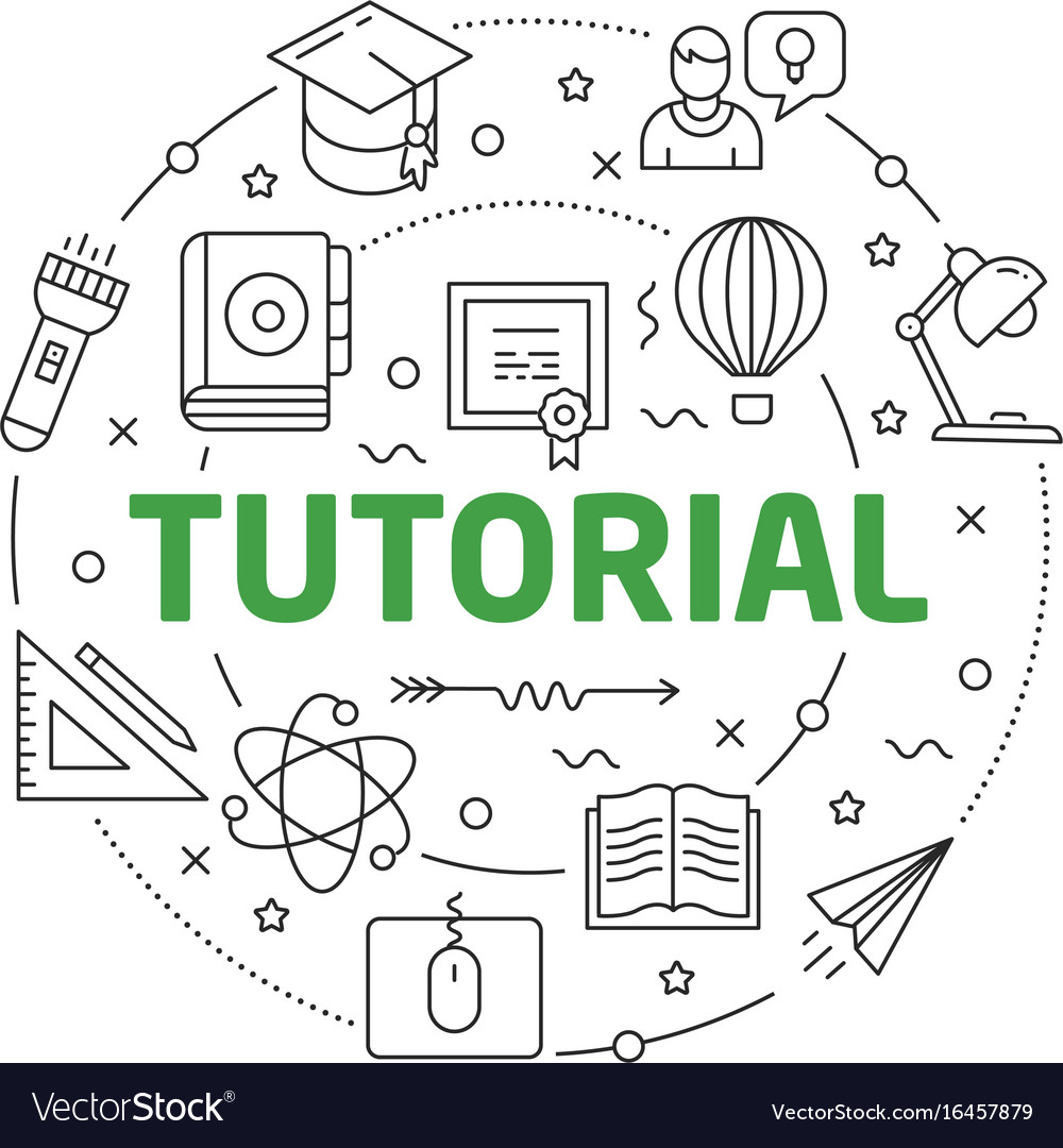 Line flat circle tutorial
