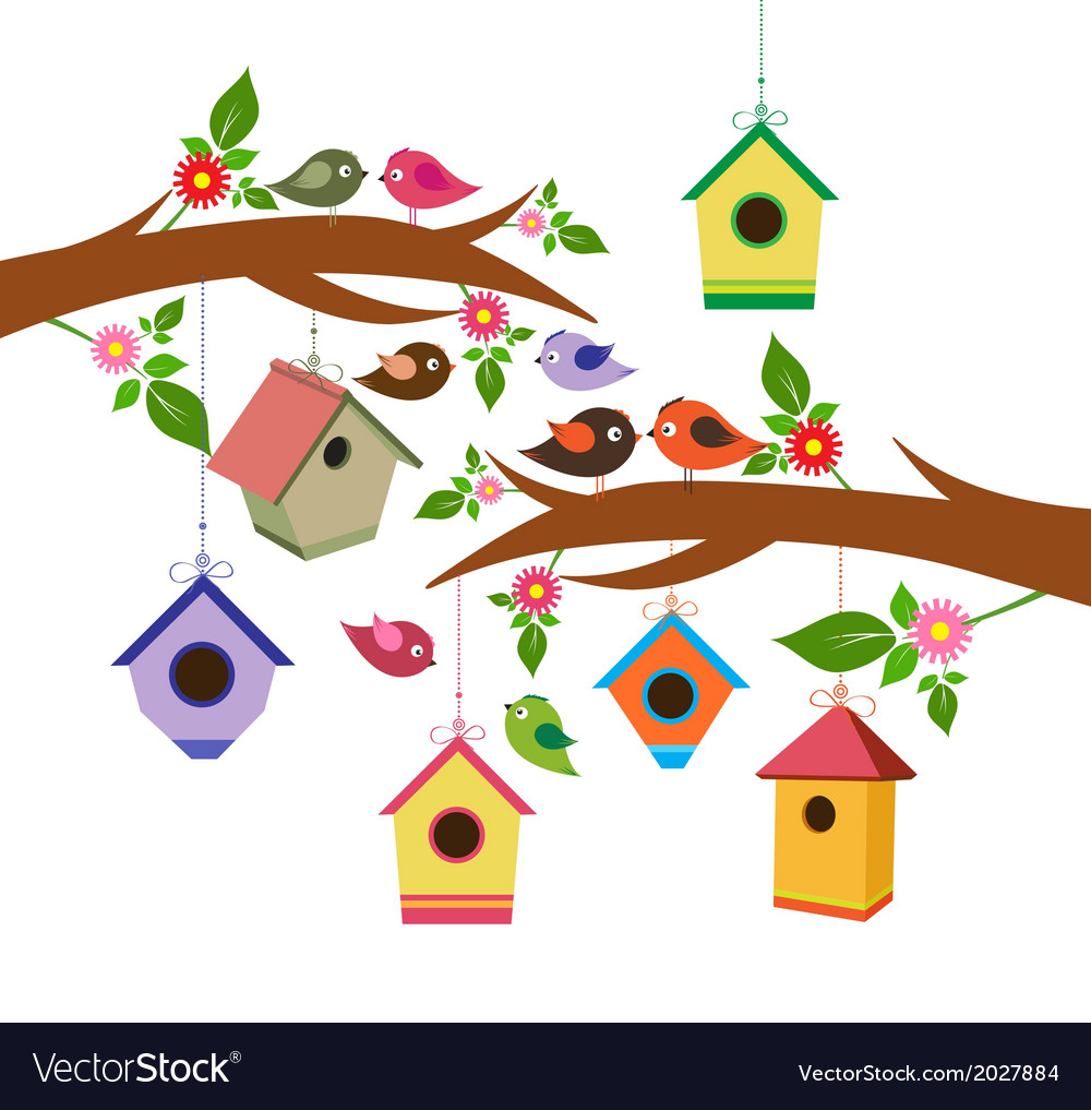 Birdhouse for spring