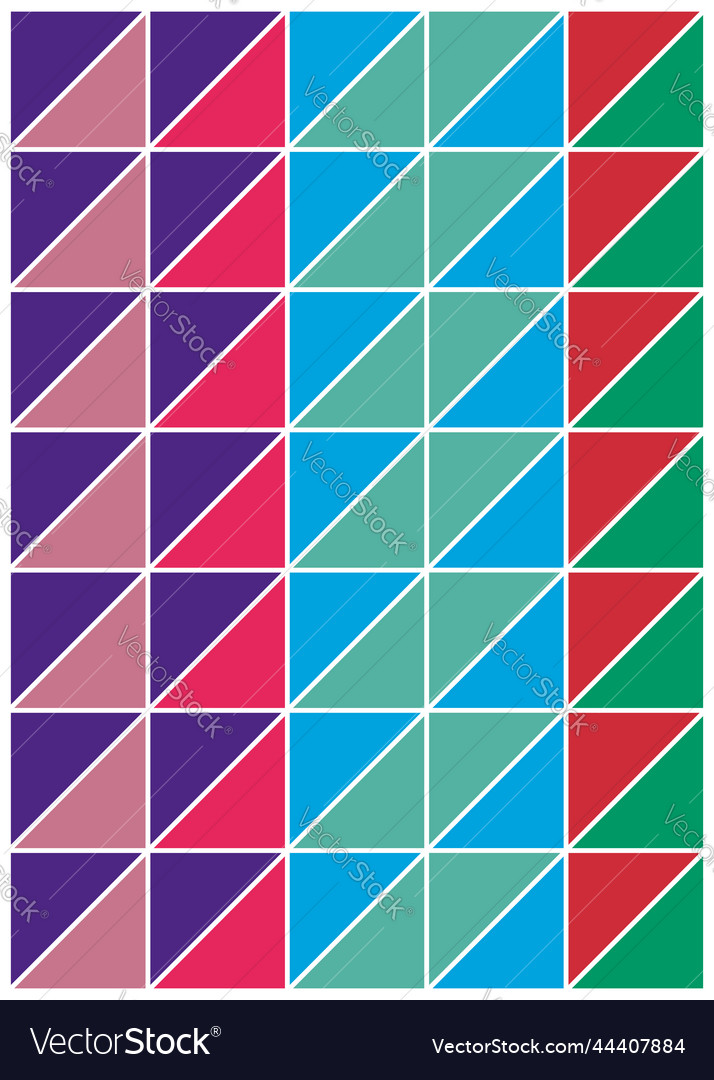 Geometric Triangular Pattern