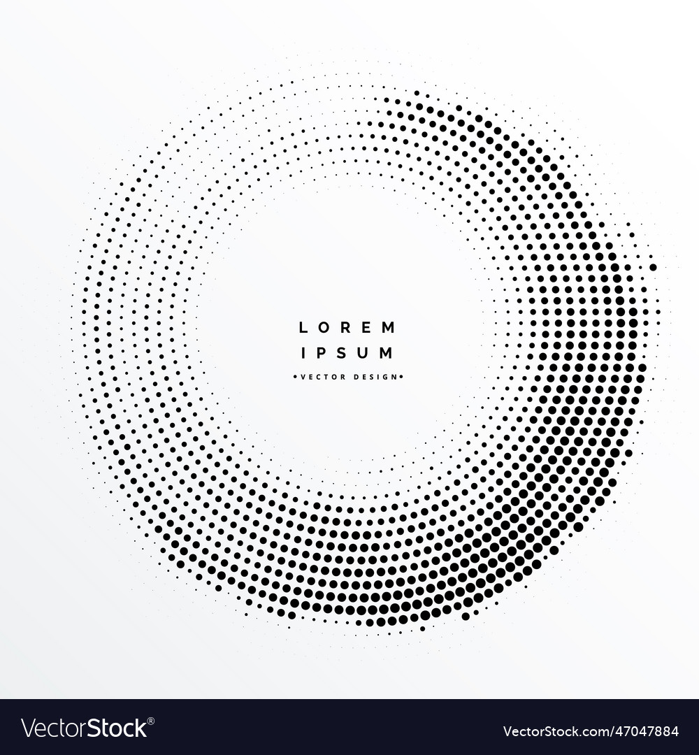 Halftone frame abstract background design