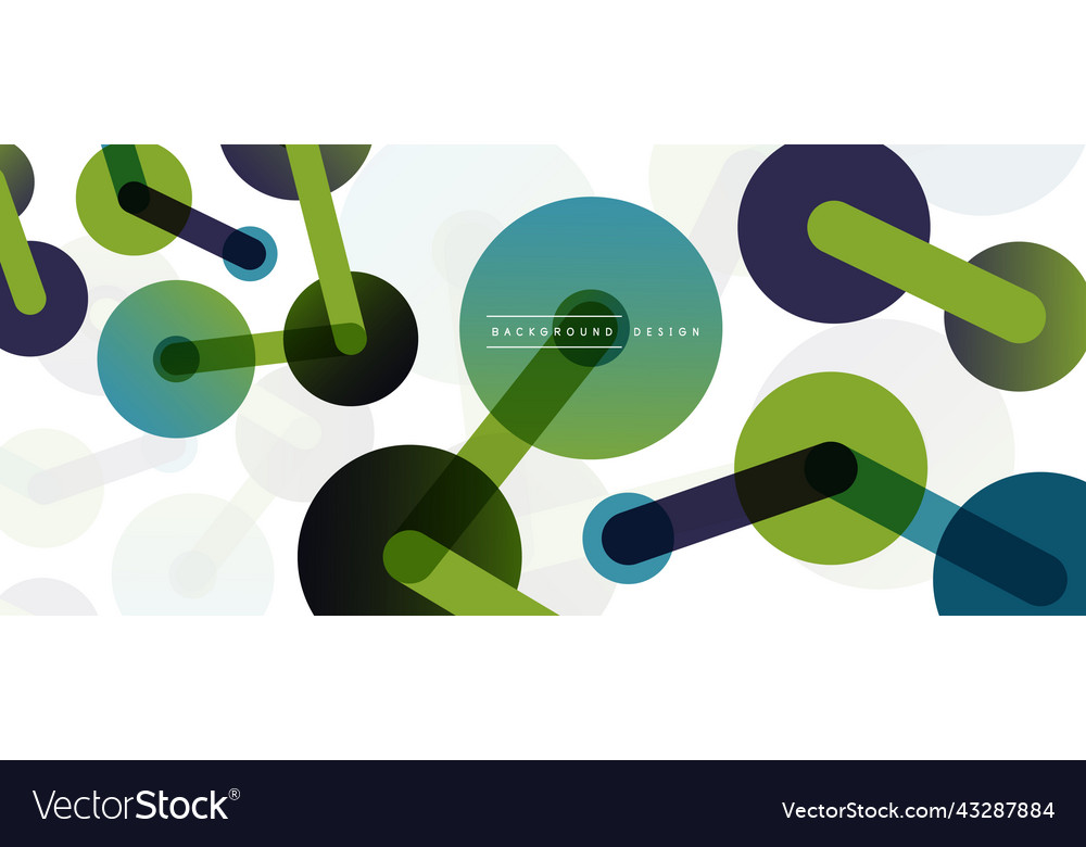 Network concept abstract background dots vector image Network concept abstract background dots