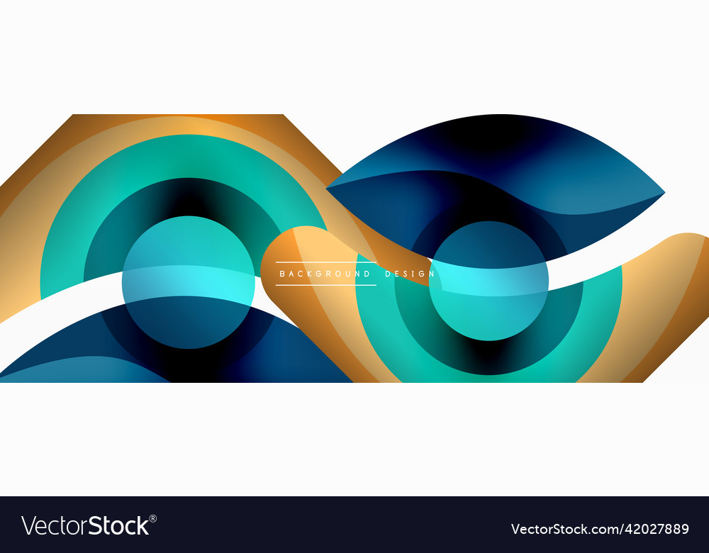 Abstract background with color geometric shapes