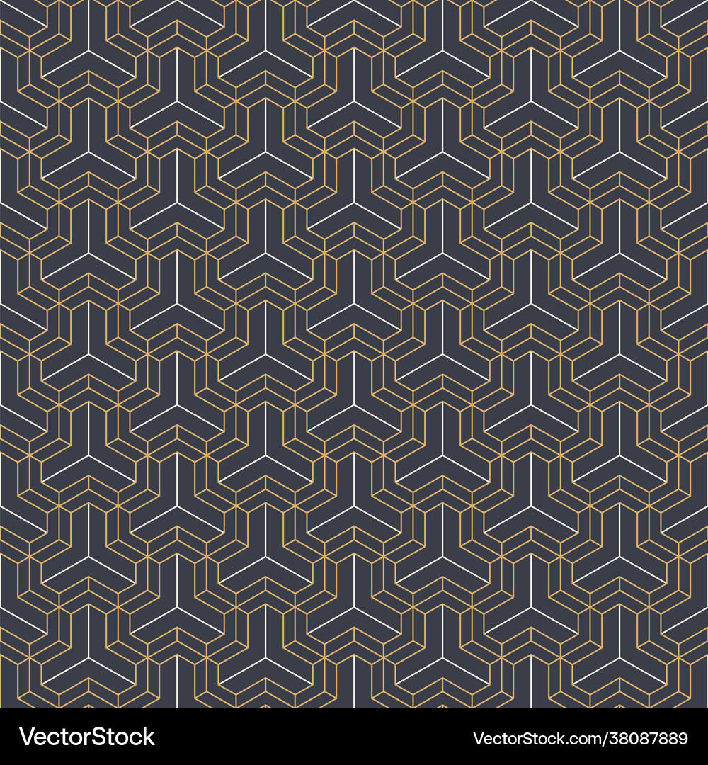 Abstract seamless pattern geometric tiles Vector Image