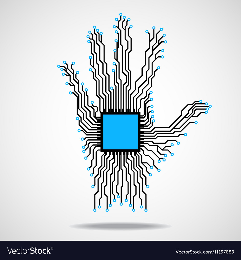 Hand cpu circuit board