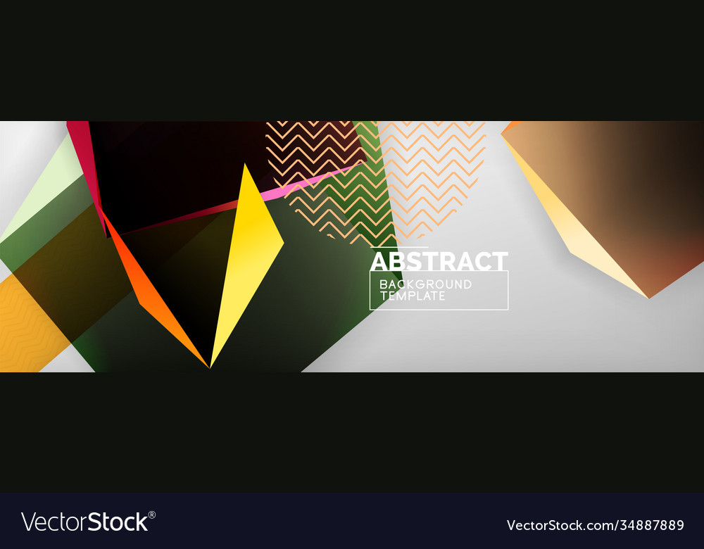 Low poly 3d geometric shapes minimal abstract