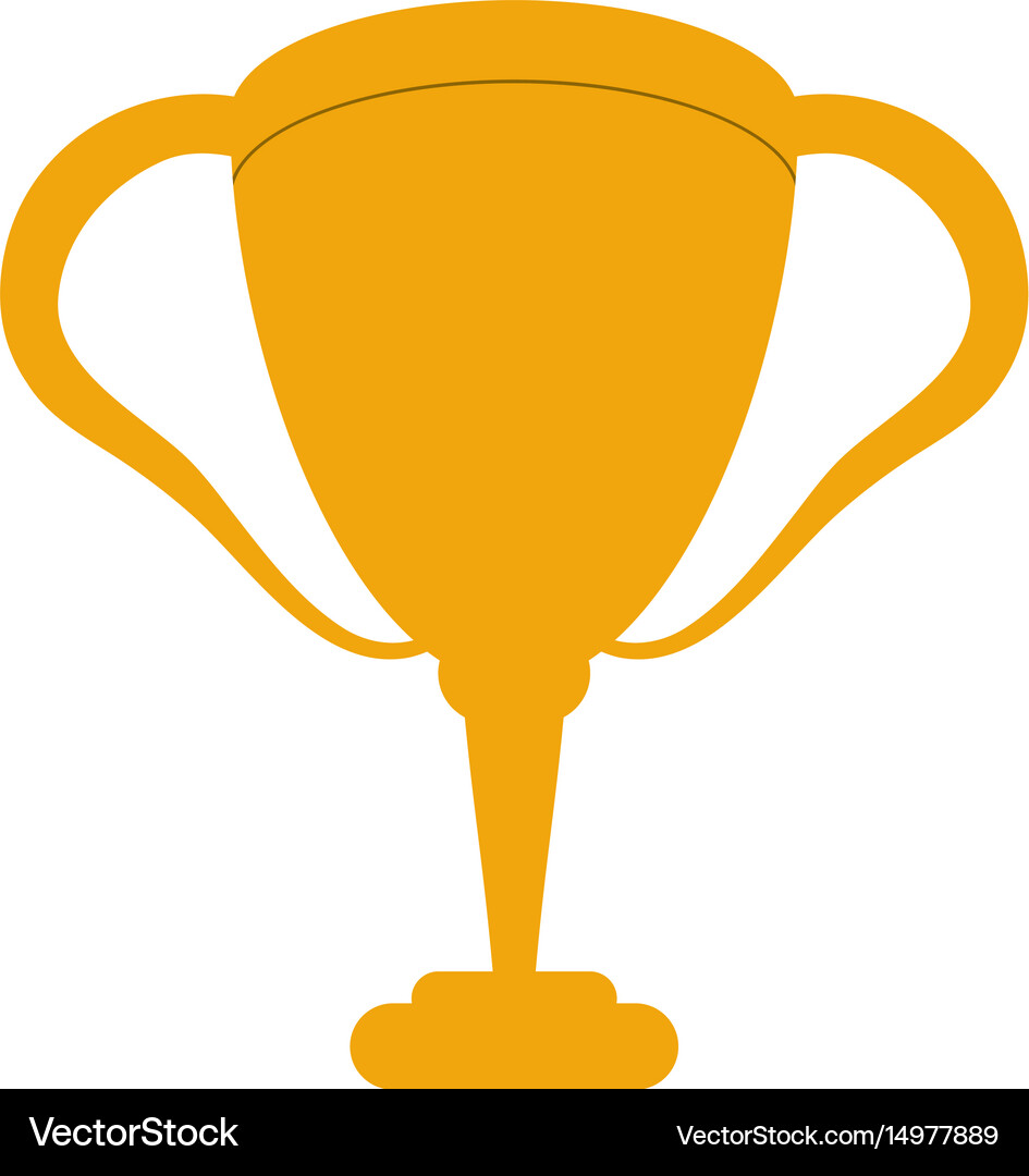 Trophy cup icon image Royalty Free Vector Image