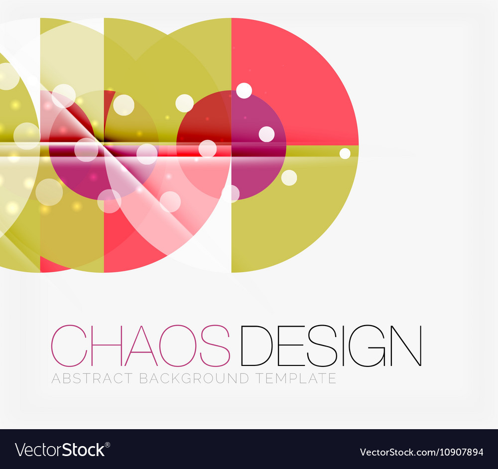Abstract background with round shapes