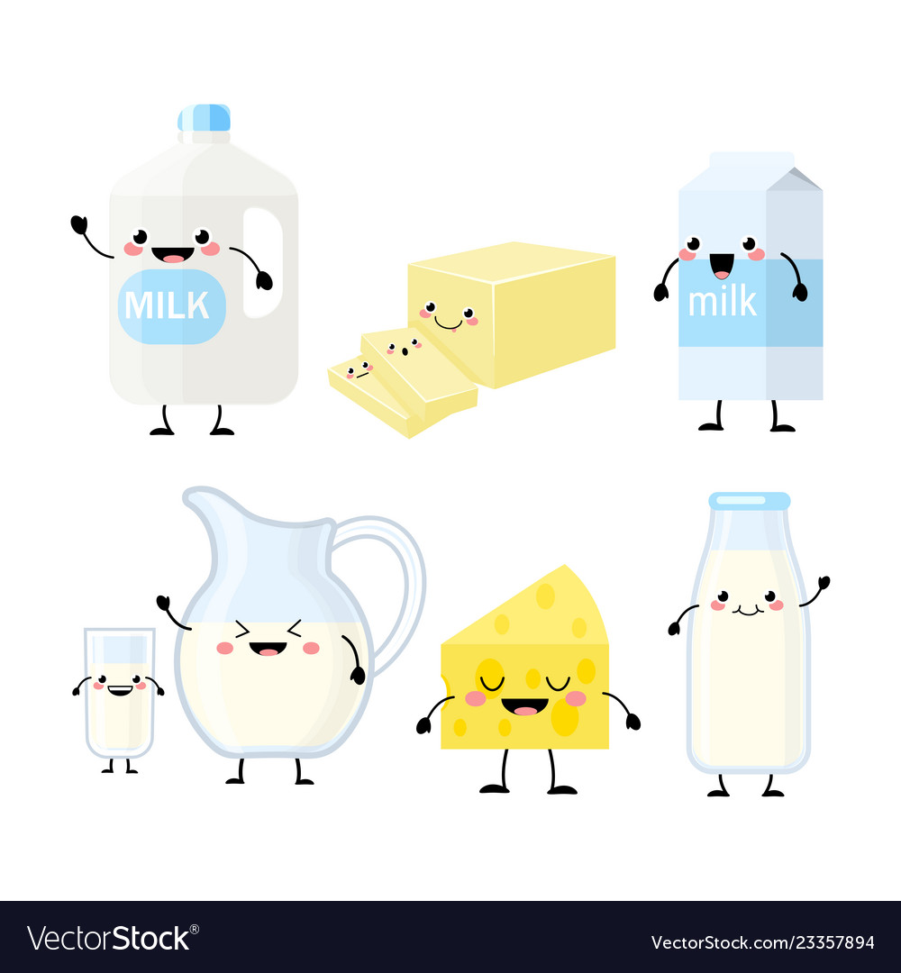 Adorable Dairy Characters