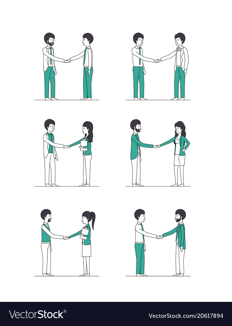 Business Handshake Collaboration