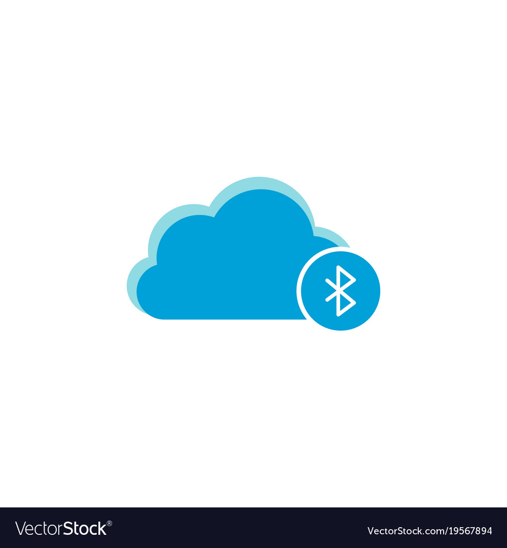 Cloud Computing Bluetooth Icon