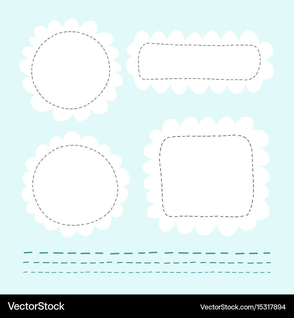 Doodles cute elements Royalty Free Vector Image