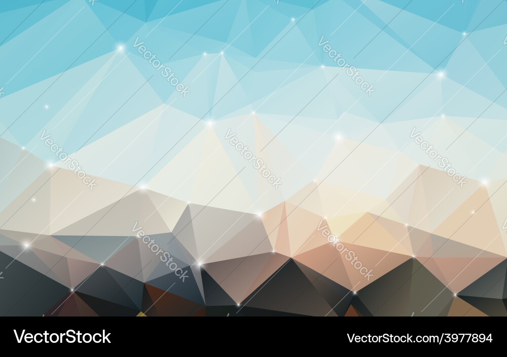 Polygonal abstract background Royalty Free Vector Image