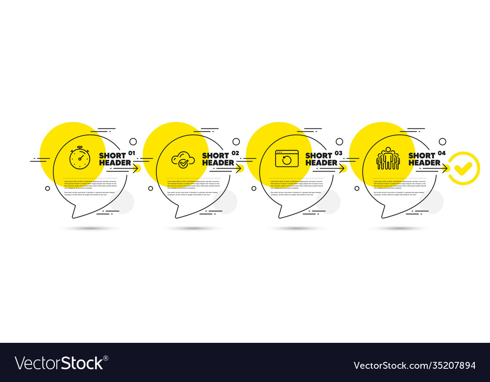 Recovery internet cloud computing and timer icons vector image Recovery internet cloud computing and timer icons