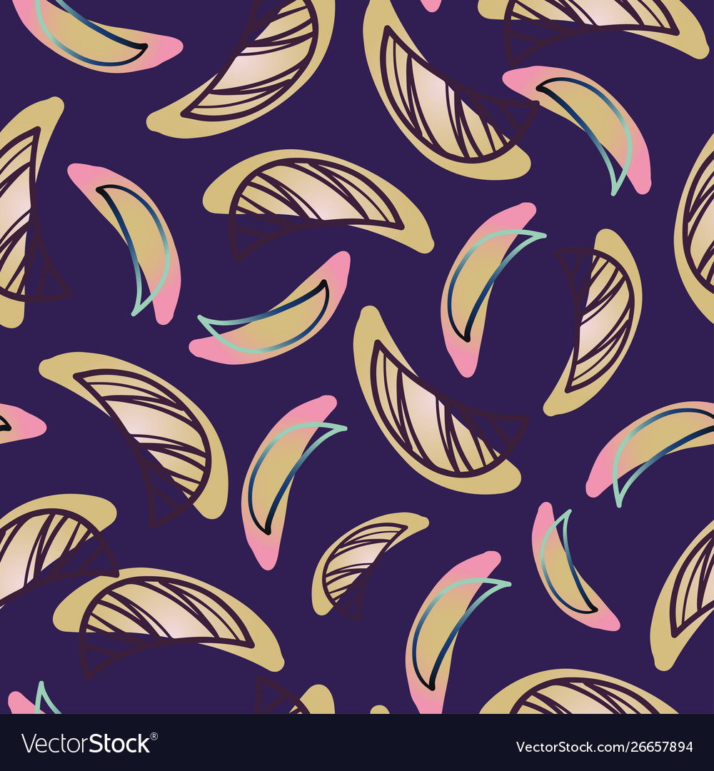 Seamless abstract pattern colorful shapes vector image Seamless abstract pattern colorful shapes