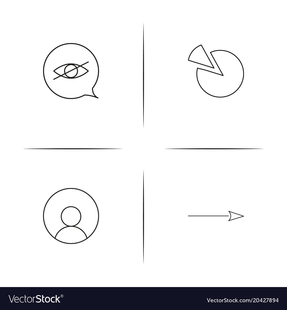 Web und Text einfache lineare Icon setsimple Umriss