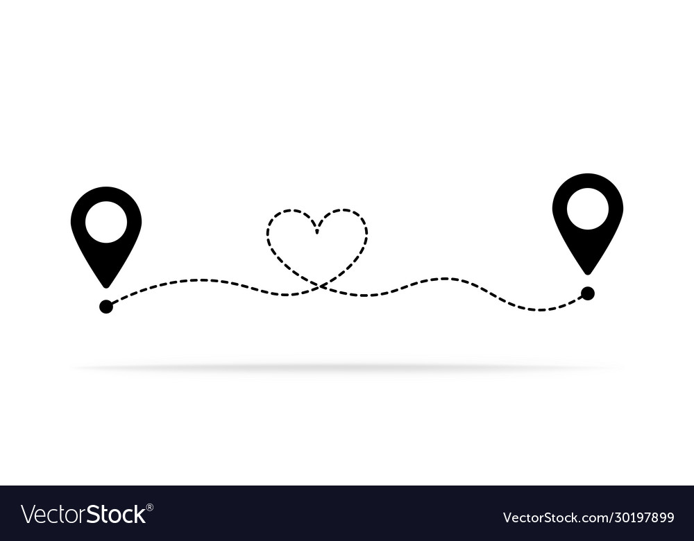 Black Route to Heart with Two Pointers