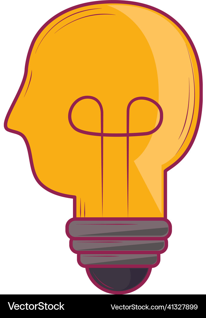 Bulb creativity idea Royalty Free Vector Image