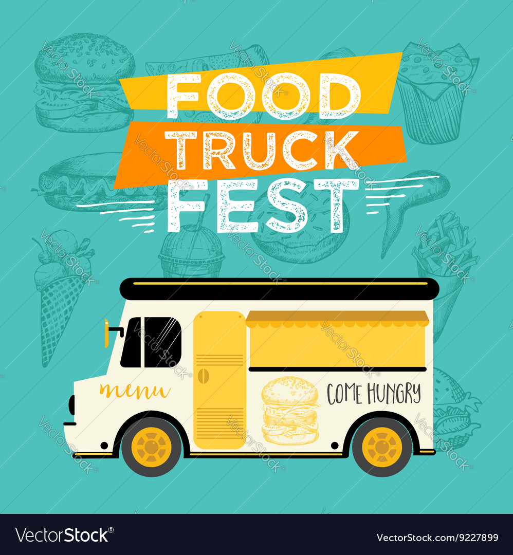 food truck menu template