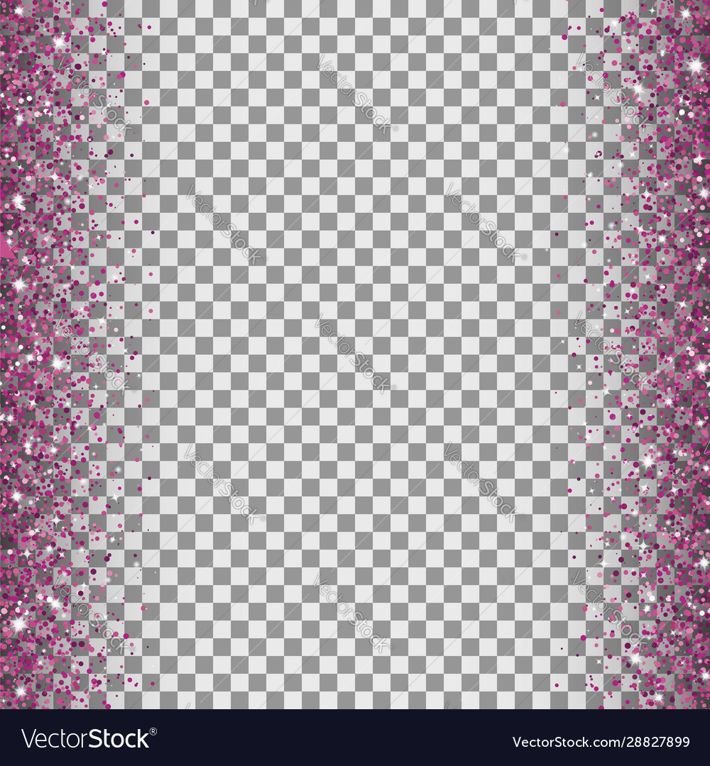 Glitter borders with pink sparkling image