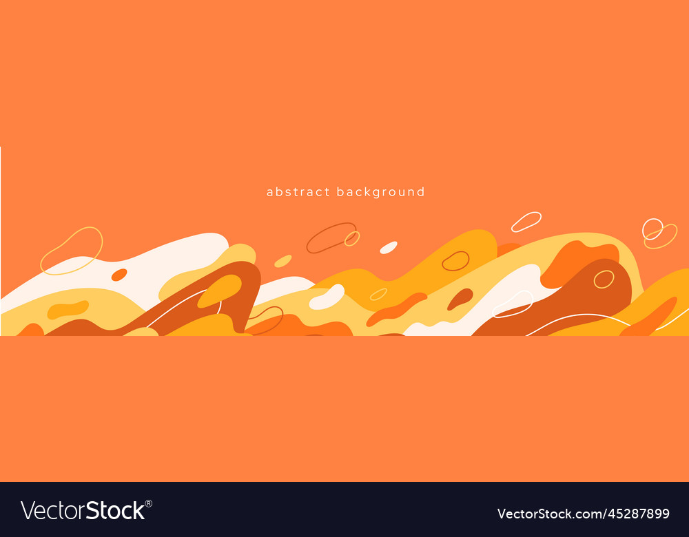 Spring or summer background with abstract line