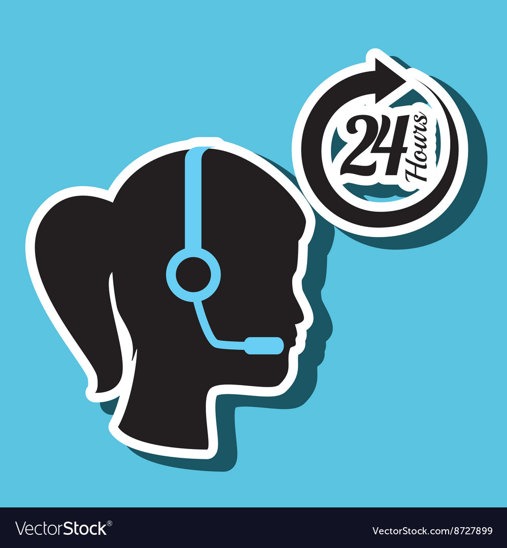 Technical support design Royalty Free Vector Image