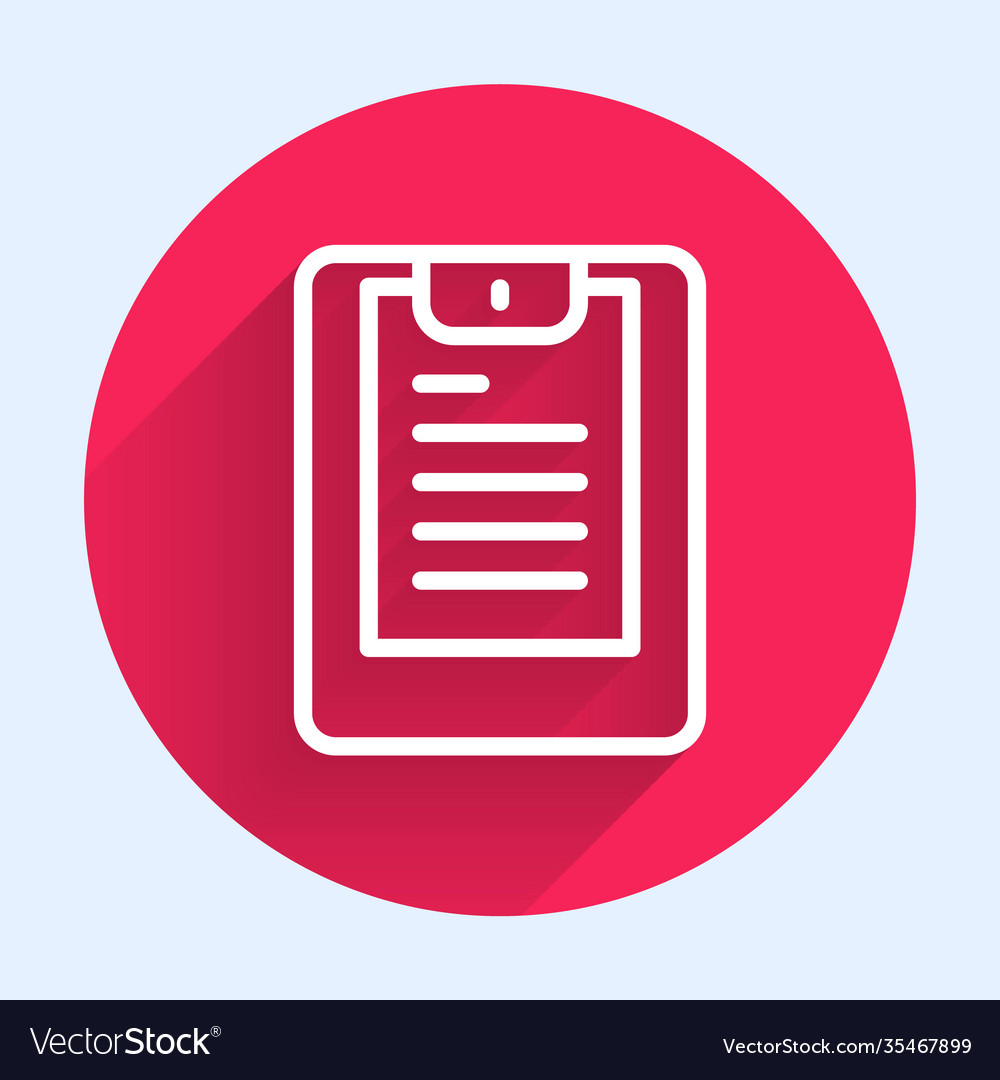 White line server data report icon isolated