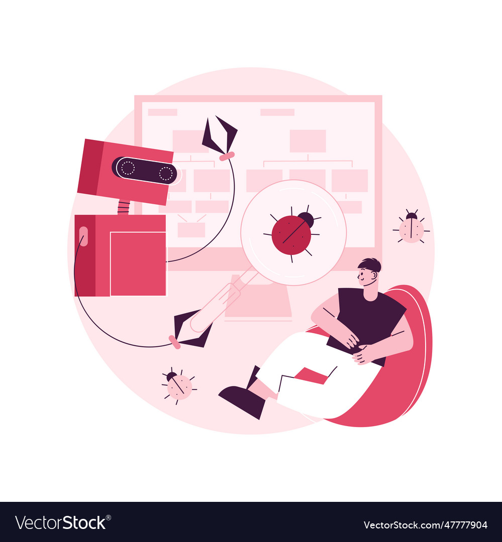Automated testing abstract concept