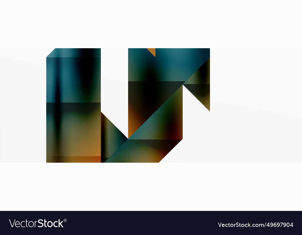 Captivating abstraction triangles Vector Image Captivating abstraction triangles