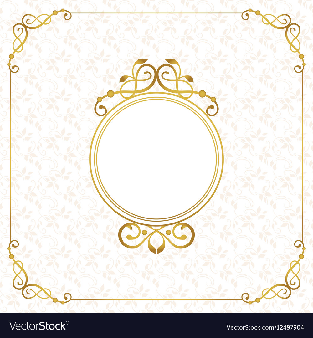 Decorative frame elegant element