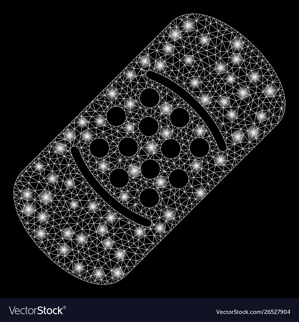 Flare mesh network patch with spots