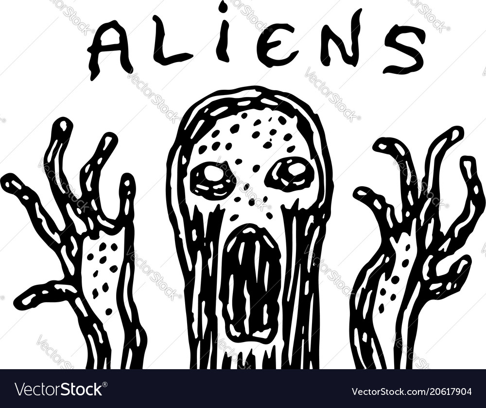 Grotesque Alien Invader