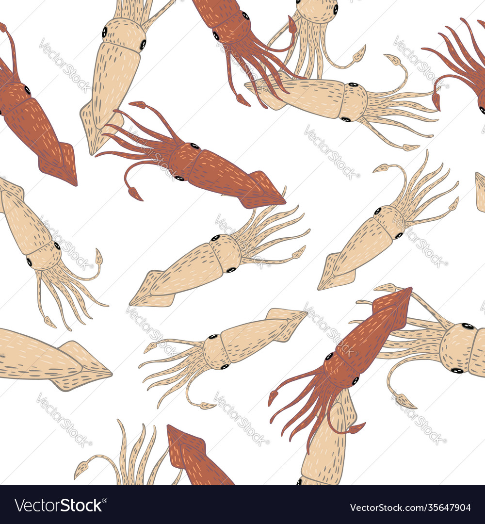 Isolated seamless pattern with random beige Vector Image Isolated seamless pattern with random beige