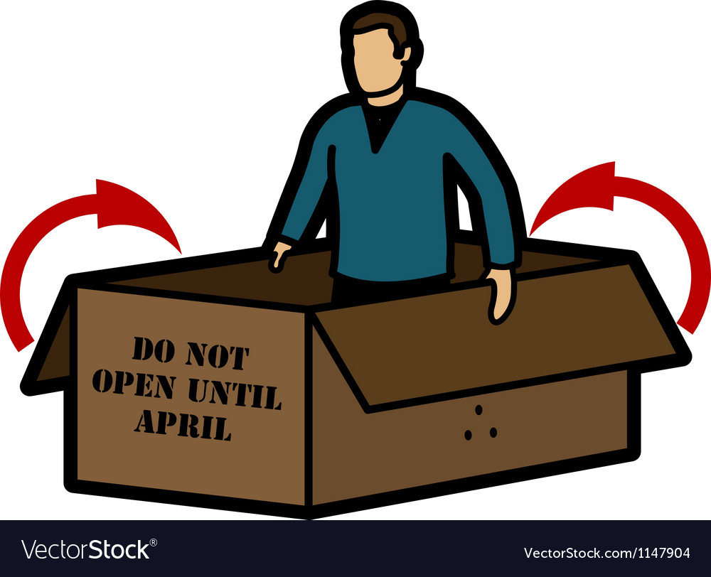 Man in box