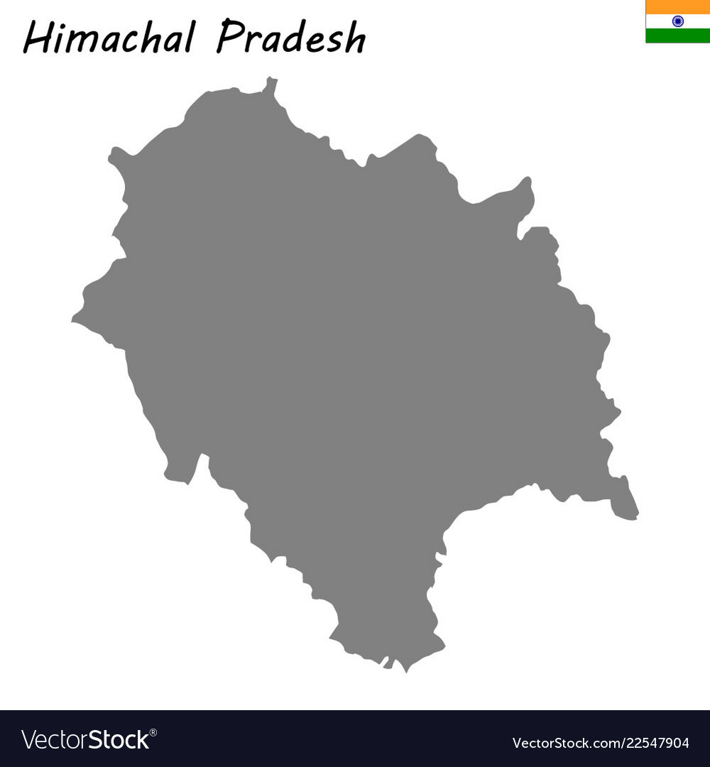 Map of state of india Royalty Free Vector Image