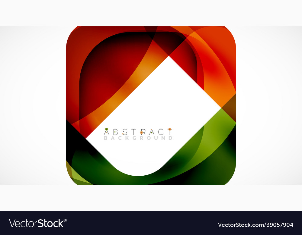 Minimal background abstract square shape vector image Minimal background abstract square shape