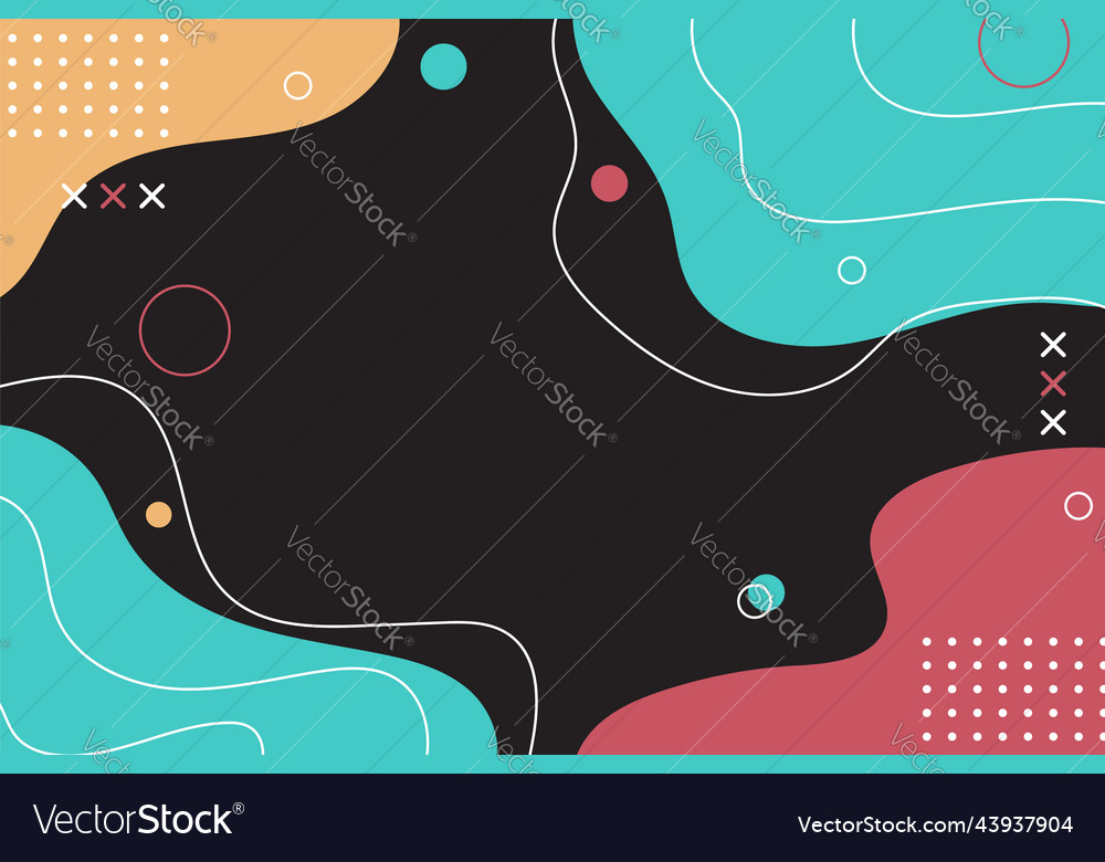 Modern colorful gradient abstract shapes