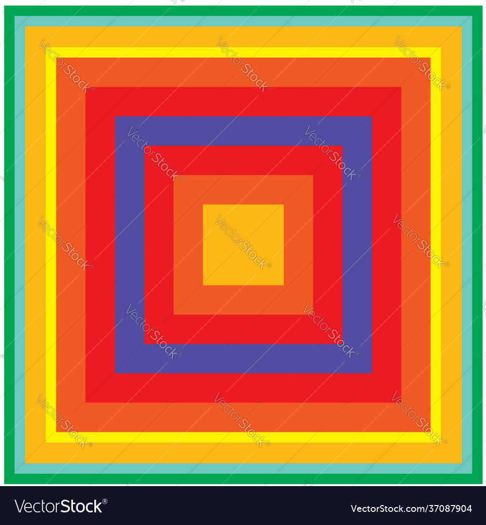 Random overlapping squares pattern background vector image Random overlapping squares pattern background