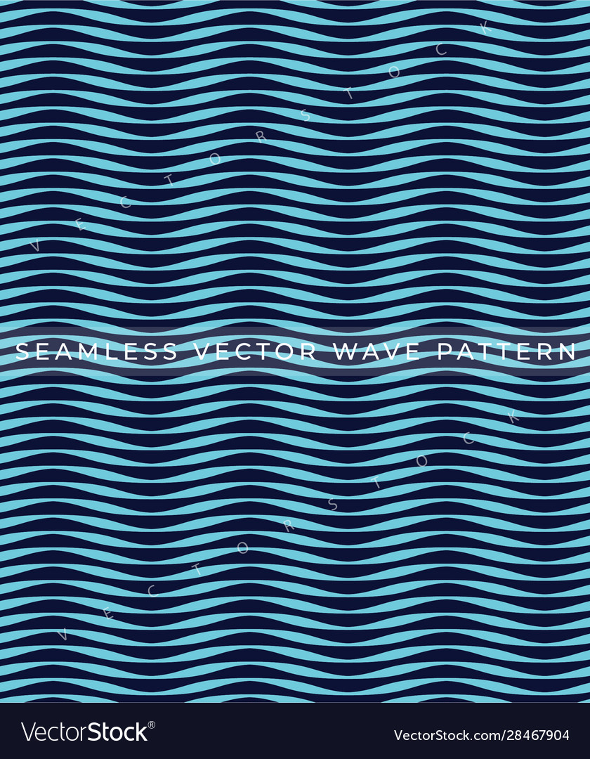 Seamless wave pattern repeating