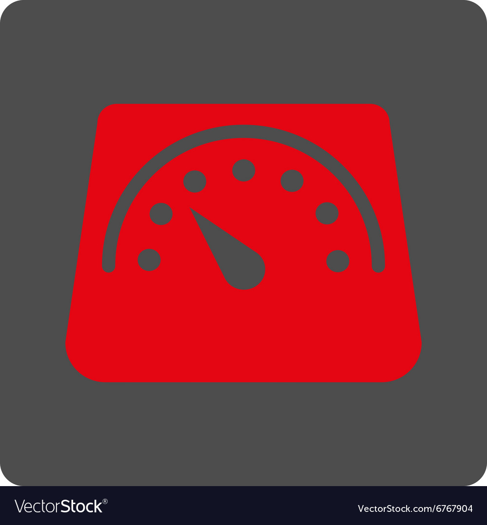 Weight meter rounded square button