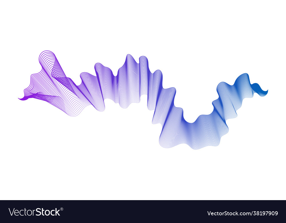 Abstract backdrop with wave gradient lines Vector Image Abstract backdrop with wave gradient lines