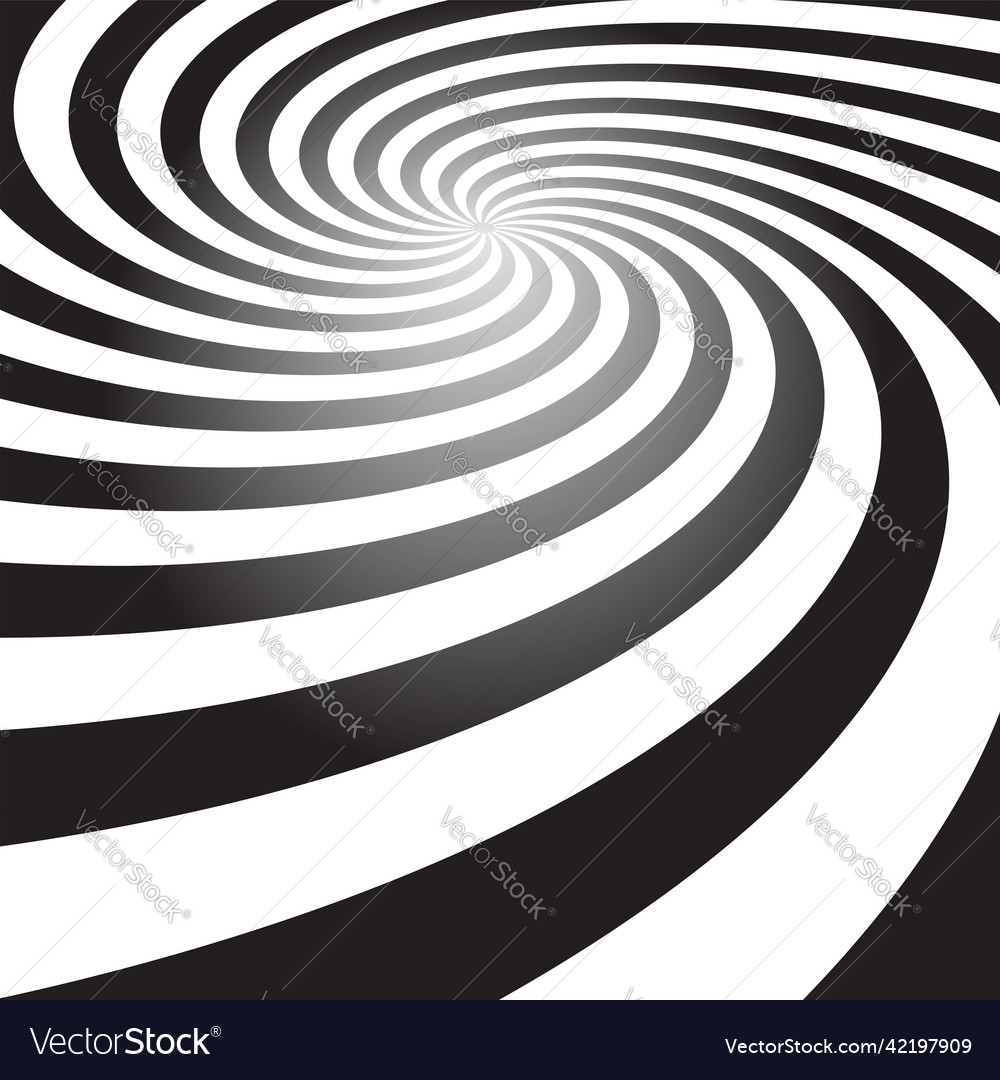 Abstract circular rotation and spiral design vector image Abstract circular rotation and spiral design