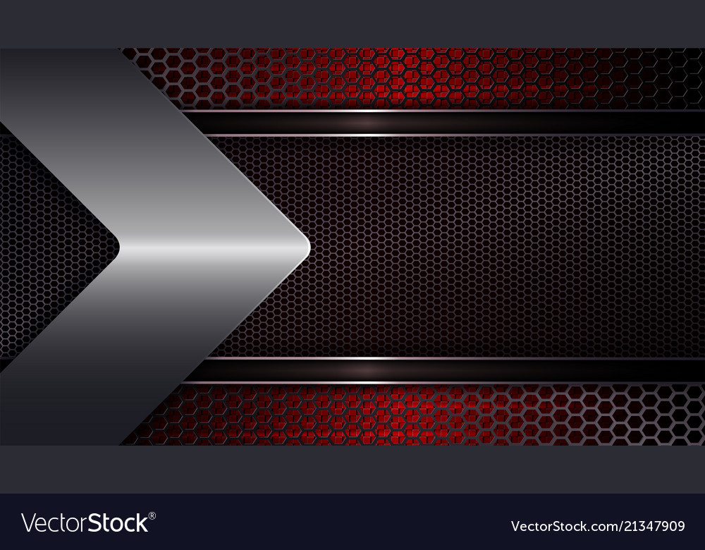 Geometric dark red design with a textured frame