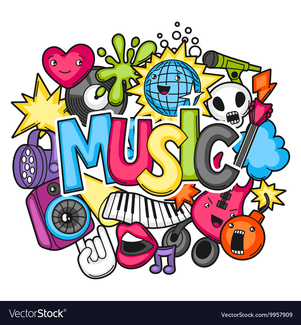 Kawaii Musik Party Feiern