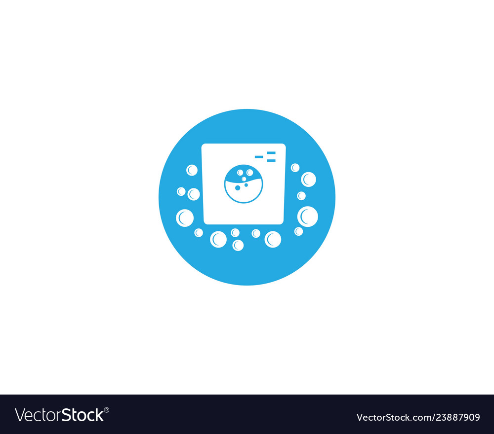 Laundry logo icon Royalty Free Vector Image - VectorStock