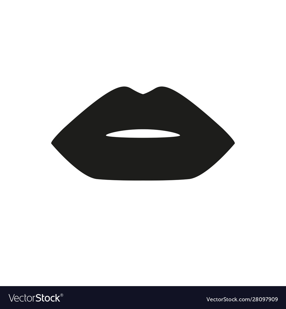 Lip icon simple Royalty Free Vector Image - VectorStock