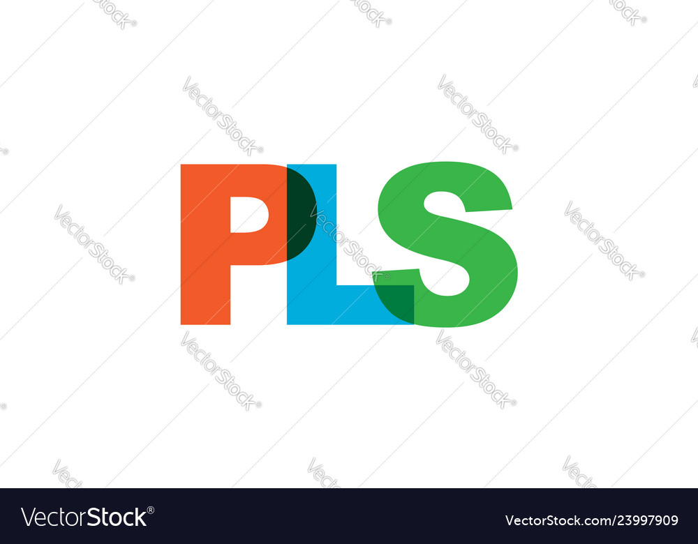 Pls phrase overlap color no transparency concept
