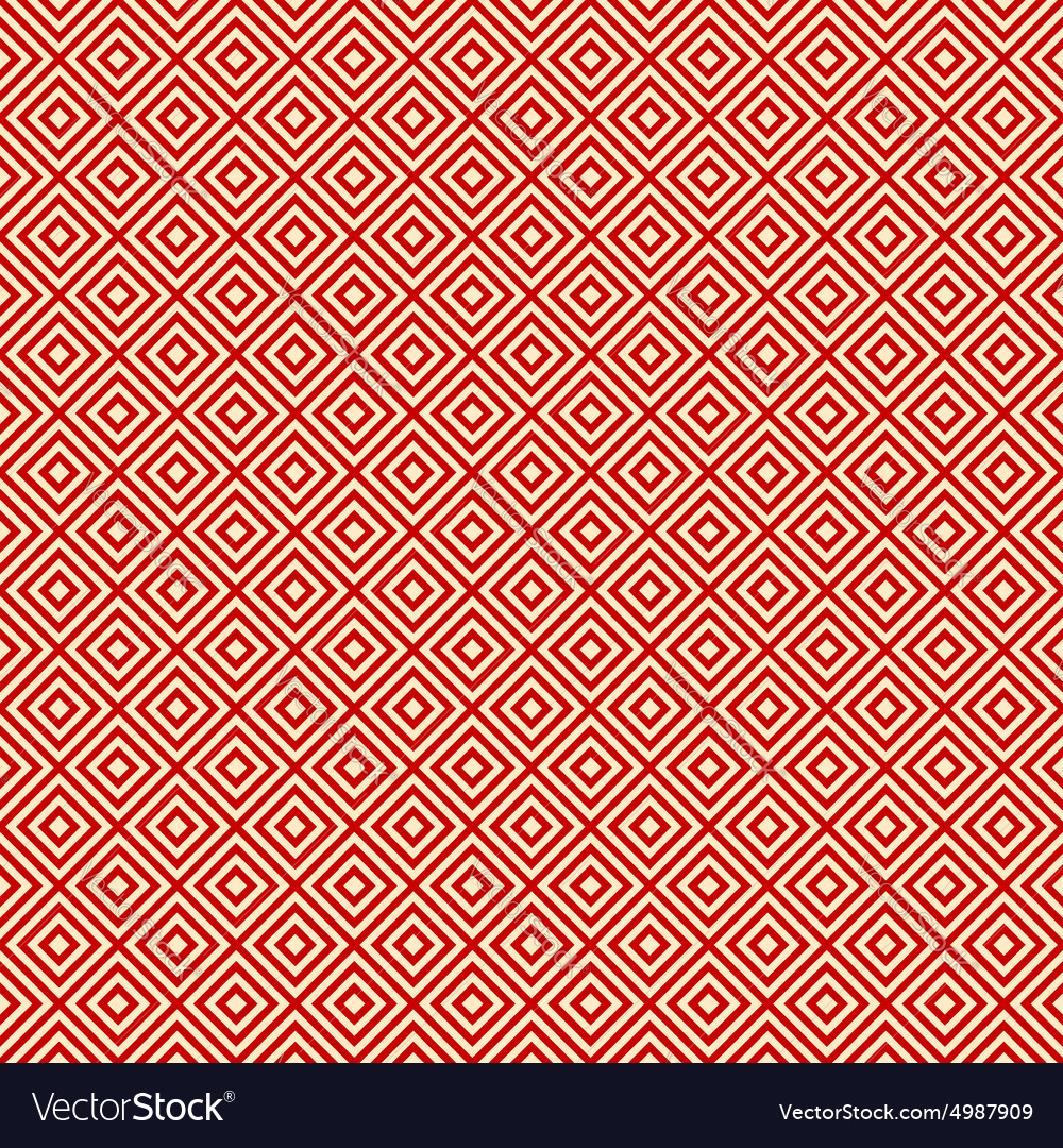 Red background endless east diagonal pattern