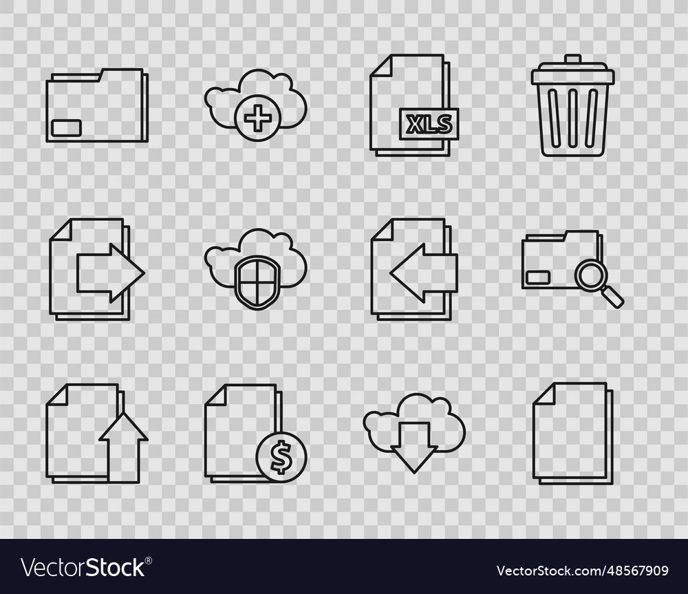 Set line upload file document xls